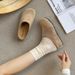 Women's Mary Jane Burkon Toe, Heightened, Versatile, Single Toe Loafers_vogvips.com