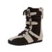 Women Boxing Boots Platform Color-Block Boxing For Women 2025 Autumn Winter New Lace-Up Ankle Belt Buckle High-Top Casual Martin Boots_vogvips.com