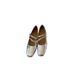silver Shallow Mouth Cross Strap Mary Jane For Women 2025 Spring New Ballet Flats Versatile Low Heel Leather Shoes_vogvips.com