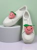 Two-piece Set Of Faux Strawberry And Peach Fruit Shoe Clips. Detachable Shoe Decorations, Multi-functional Decorative Shoes And Boots._vogvips.com