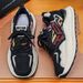 European Style Forrest Gump Shoes, Spring Breathable Youth Retro Casual Running Sports Dad Sneakers, Trendy Men's Shoes_vogvips.com