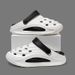 2025 New Summer Men's Cave Shoes Beach Outdoor Wearing, Stepping On Shit Feeling EVA Simple Sports Dual Purpose Slippers_vogvips.com