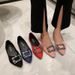 Women's Shoes Toe Shoes Women's Flat Shallow Mouth Single Shoes Pointed Toe Fashionable Slip On Lazy Shoes Loafers_vogvips.com