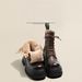 Super Cool 7CM Height Thick-soled Martin Bootsforwomen,2025 New Autumn Color-coated Motorcycle-stylestylishstreet Shoes,shortbootswithacool Look_vogvips.com