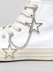 Grunge Punk 2pc Punk Star Shaped Hip Hop Charm Shoe Accessory DIY_vogvips.com