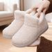 Cotton Shoes For Outdoor Wear, Furry Cross-Border Snow B, Thickened And Warm Winter Shoes, Home Women's Short_vogvips.com
