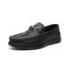 Business Casual Leather For Men, Crocodile Pattern, Youth Trendy Flat Driving Slip-On All-Season Single Shoes, Cowhide_vogvips.com