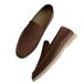 Men's Loafers Large Size Flat Slip-On Casual LP Moccasins Leather Shoes_vogvips.com