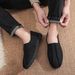 Men's Single Shoes/cotton Fat Feet, Large Canvas, Father's Shoes, Casual Soft Soled Shoes For One Foot Pedaling_vogvips.com