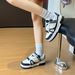 Women's Shoes Thick Sole Casual Shoes Student Sports Running Shoes Ins Daily Trendy Sneaker Vacation Walking Shoe_vogvips.com