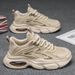 Summer Breathable Men's Shoes 2025 New Mesh Shoes Sports And Leisure Middle School Students Thick Bottom Dad Trendy Shoes_vogvips.com