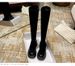 2025 Suede Slim Stretch Boots For Women, New Autumn And Winter Style, Small Height-increasing Long Boots, Thick-soled Over-the-knee Boots_vogvips.com