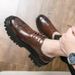 Euro Step 2025 Spring Brogue Carved Men's British Korean Style Round Toe Black Suit Wedding Business Formal Leather Shoes For Men_vogvips.com