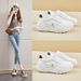 Ins Korean Style New Dad Shoes For Women 2025 Summer Student Sports Casual Mesh Breathable Thick Sole Height Increasing_vogvips.com