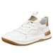 Men's Sneakers Breathable Leather Casual Fashion White Shoes Trendy Lace-up Walking Sneaker Comfortable Lightweight Soft Classic_vogvips.com