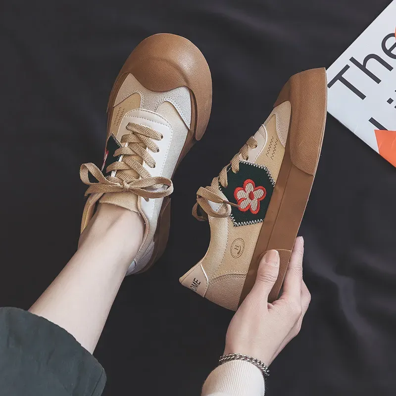 Fashion German Trainers Women Thick Sole Niche Wer Embroidery Board Shoes Ss Size_vogvips.com