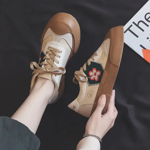 Fashion German Trainers Women Thick Sole Niche Wer Embroidery Board Shoes Ss Size_vogvips.com