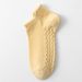 Women's Socks Summer Thin Short Tube Sweat Absorbing Breathable Mesh Massage Cotton Socks Simple Low Top Boneless Socks Spring And Autumn_vogvips.com