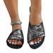 New 2025 Summer Flat Bottom Snake Pattern 43 Shoes, Straight Drag Beach Sandals, Women's Batch_vogvips.com