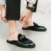 Italian Men's Slippers Men's Casual Shoes Summer Suede Loafers Moccasins Outdoor Sandals Carefully Designer Brand_vogvips.com