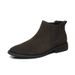 Chelsea Leather Boots Men's Fleece Thickened Cotton Shoes Youth Medium And High Top Men's Martin Boots Tide_vogvips.com