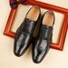Euro Step Top Layer Cowhide Handmade 2025 New Brogue Carved Business Formal Genuine Leather Men's Derby Shoes Trendy_vogvips.com