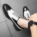 Euro Step Brogue For Men Korean Style Patent Leather Shiny Surface Office Wedding Height Increasing Formal Casual Carved Men's_vogvips.com