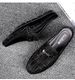 Casual Shoes Driving Casual Shoes Shoes Frosted Soft-sided Shoes Metal Buckle Men's Glove Shoes_vogvips.com