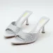 Summer New Style Satin Embroidered Crystal Stiletto Pointed Toe Slip On Sandals For Women Stylish Platform Heel Free_vogvips.com