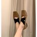 Upgraded Version~Pig-nose Leather Cross-strap Chunky Heel Mary Jane Ballet Shoes For Women_vogvips.com