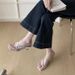 2025 Summer New Style Elegant Square-Toe Metal Buckle Toe-Loop Versatile Slim-Heel Simple Mature High-Heel Sandals_vogvips.com