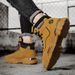 European Warm Series High-top Martin Autumn Winter New Fashion Yellow Leather Breathable Thick Sole Height-increasing Outdoor Sports Men's_vogvips.com