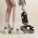 De Xun Women's New Spring And Autumn Season Thick Soled White Casual Sports Board Trendy Forrest Gump Shoes_vogvips.com