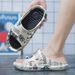 Fashion Men Slides Male Summer Shoes Outside Thick Sole Comfortable Home Men Slippers Outdoor Unisex Massage Shoes Hot Sale_vogvips.com