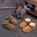 Winter New Children's Snow Boots Men's And Women's Genuine Leather Warm Non Slip Fashion Cowhide Large, Medium And Small Children's Shoes 25-36_vogvips.com
