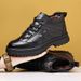 New Leather Spring Men's Shoes High-top Men's Heightening Tooling Martin Boots_vogvips.com