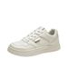 Women's Pull-Back Sneakers 2026 New Spring Versatile Lightweight White Shoes Fashionable Sports Shoes Thick-Soled Casual Shoes T_vogvips.com