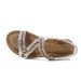 Large Size Women's Shoes Outside Flower Pattern Rhinestone Sandals Flat Large Size Sandals Women_vogvips.com