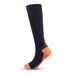 Outdoor stretch socks Pressure sports multi-color gradient men's and women's long tube sweat absorption compression socks_vogvips.com