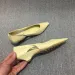 Women's Cut Out Pumps Soft Casual Dress Spring And Autumn Wax Leather Oil Comfortable Low Heel Single Shoes_vogvips.com