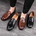 English Small Leather Shoes For Men Young People, Pointed Tassels, Bean Shoes, And Loafers_vogvips.com