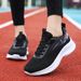 Plus Size Women's Sneakers New Breathable Casual Lightweight Soft Sole All-Season Flat Running Shoes_vogvips.com