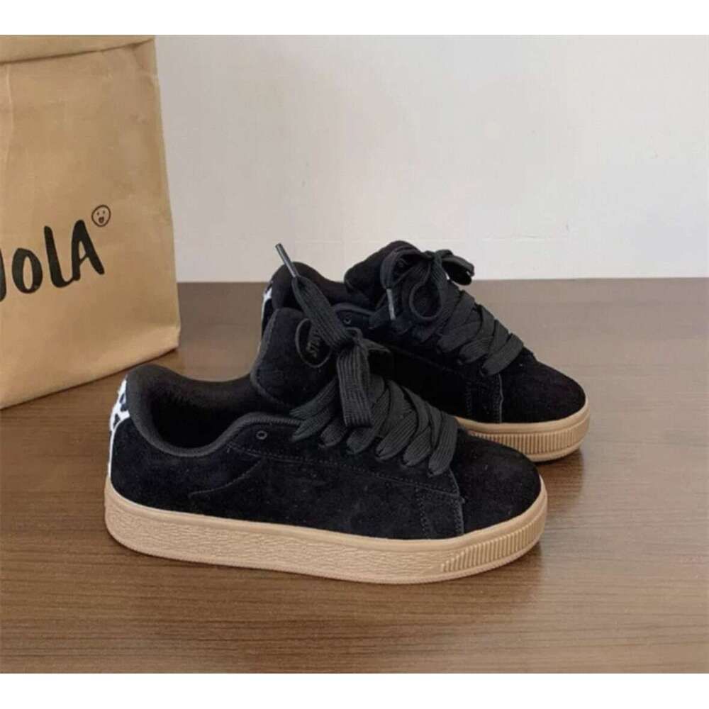 Black 2026 New Casual Loafers Couples Spring And Autumn High End Sneakers Leisure Sports Shoes For Women_vogvips.com