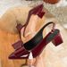 New pointy one-line buckle back empty single chunky heels_vogvips.com