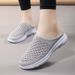 Women's Summer New Breathable Flat Casual Sports Shoes, Plus-size Half-slippers, Vulcanized Women's Shoes_vogvips.com