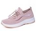 Women's Spring Lightweight Slip-on Walking Fly-knit Single Soft-soled Breathable Casual Shoes, Mom's Shoes For Women_vogvips.com