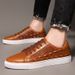 Men's Summer Business Genuine Crocodile Pattern Casual Shoes, European Style Formal Large Size Leather Shoes For Men_vogvips.com