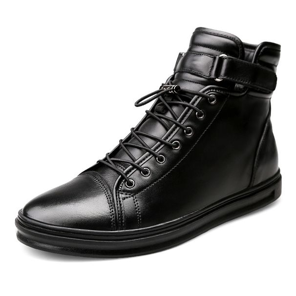 High Top Martin Boots Men's Head Men's Boots Fleece Cotton Boots Tooling Military Boots Men's Shoes_vogvips.com
