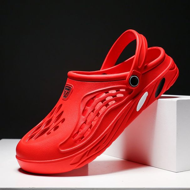 Summer Unisex Clogs Sandals Shoe Men Woman Hoof Thongs Stamp Garden Beach Big Size 36-49 Slippers For Men's Shoes_vogvips.com