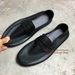 Flat Loafers Soft Sole Slip On Leather Casual For Breathable Comfortable Office Dress Men Shoes_vogvips.com